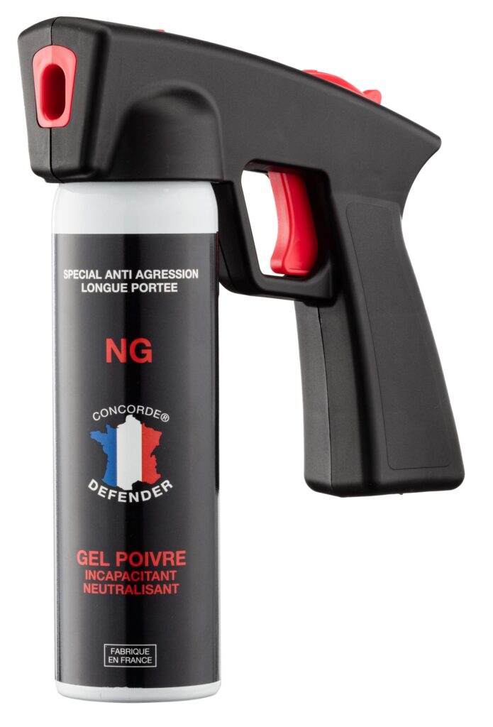 Aérosol GEL POIVRE ANTI-AGRESSION 100 ML avec poignée