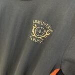 T-shirt personnalisé Noir Armurerie Fleury