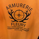 T-shirt personnalisé Orange Armurerie Fleury