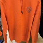 Sweat à capuche personnalisé Orange Armurerie Fleury