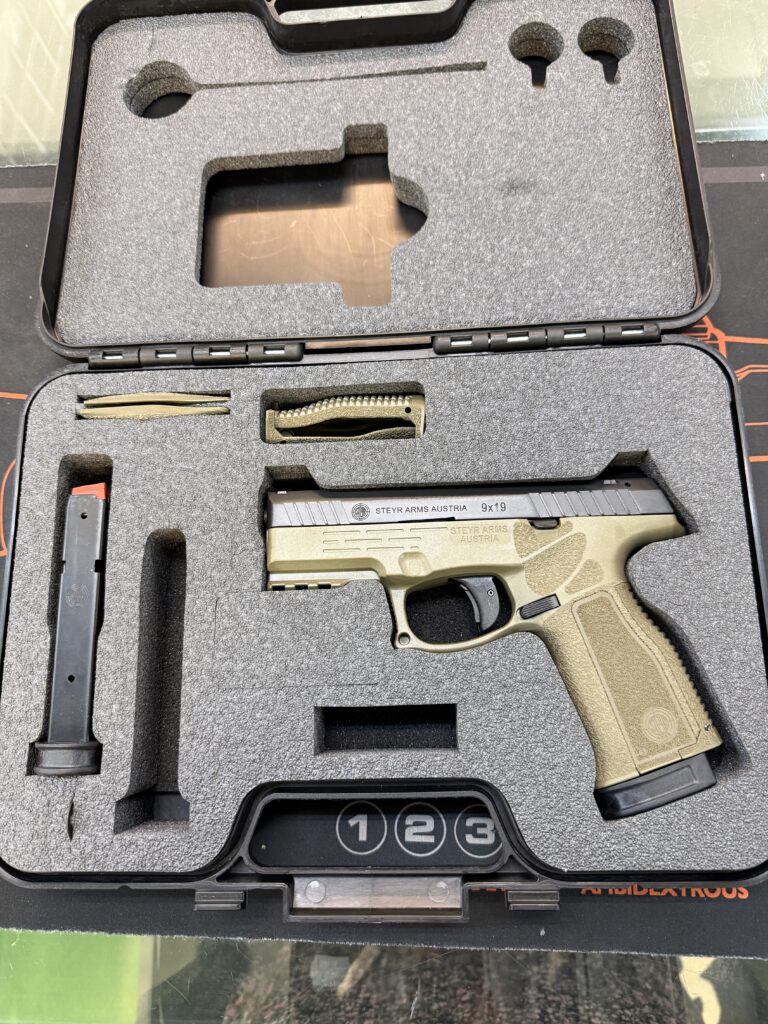 Steyr Arms Austria calibre 9×19 + malette + 2 chargeurs